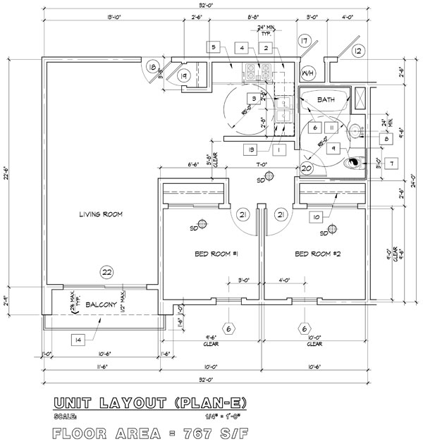 Floor Plan for Miramar Village